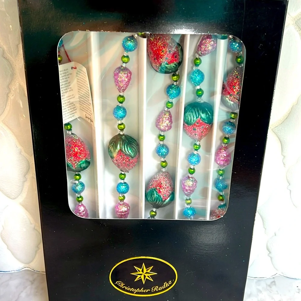 Christopher Radko Frosty Berry Garland 00-397-0